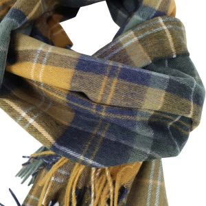 Barbour Brack Patchwork Shawl | Mosterd Geruit
