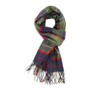 Barbour Brack Patchwork Shawl | Groen Rood Geblokt