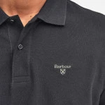 Barbour Sport Polo Piqué | Zwart | www.pietkoopmans.nl
