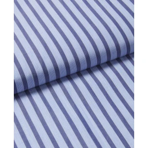 Bonsoir Of London Katoen Pyjama | Blauw Gestreept