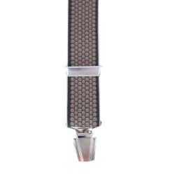 Bretels 4 Sterke Clips | Bruin Print
