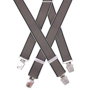 Bretels 4 Sterke Clips | Bruin Print