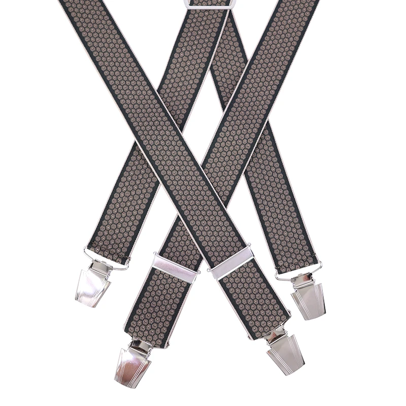 Bretels 4 Sterke Clips | Bruin Print | www.pietkoopmans.nl