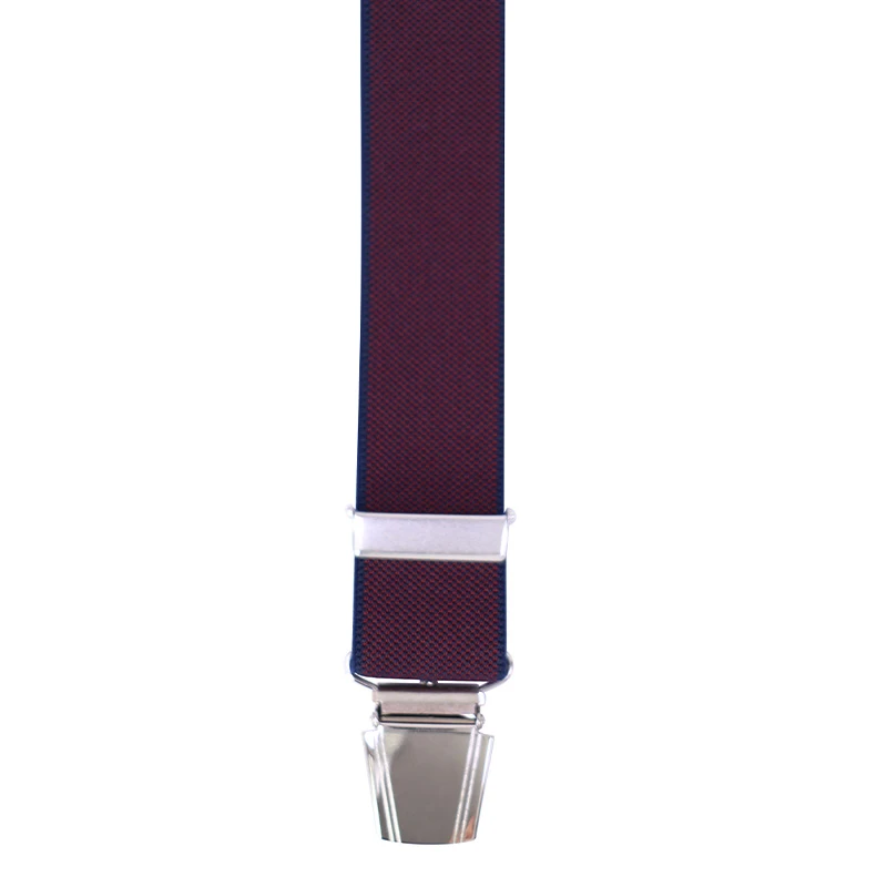 Bretels 4 Sterke Clips | Bordeaux Navy | www.pietkoopmans.nl