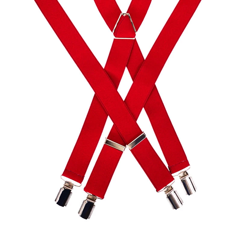 Smalle Bretels 4 Kleine Clips | Warm Rood | www.pietkoopmans.nl