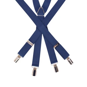 Smalle Bretels 4 Kleine Clips | Uni Indigo