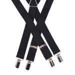 Smalle Bretels 4 Kleine Clips | Uni Zwart | www.pietkoopmans.nl