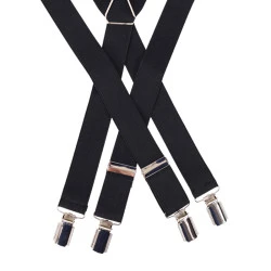 Smalle Bretels 4 Kleine Clips | Uni Zwart