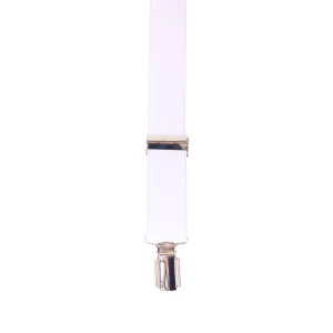 Smalle Bretels 4 Kleine Clips | Uni Wit