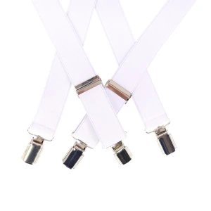 Smalle Bretels 4 Kleine Clips | Uni Wit