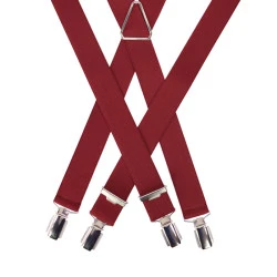 Smalle Bretels 4 Kleine Clips | Bordeaux