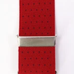 Bretels 4 Sterke Clips | Rood Marine Print | www.pietkoopmans.nl
