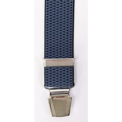 Bretels 4 Sterke Clips | Lichtblauw Print