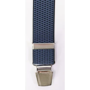 Bretels 4 Sterke Clips | Lichtblauw Print