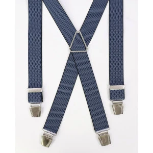 Bretels 4 Sterke Clips | Lichtblauw Print