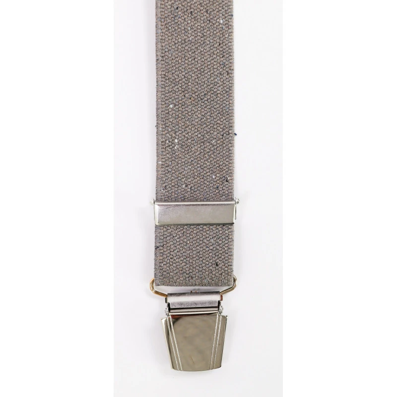 Bretels 4 Sterke Clips | Taupe Tweed | www.pietkoopmans.nl