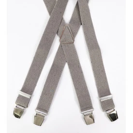 Bretels 4 Sterke Clips | Taupe Tweed