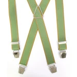 Bretels 4 Sterke Clips | Groen Oranje Streep | www.pietkoopmans.nl