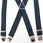 Bretels 4 Sterke Clips | Marine Blauw Print | www.pietkoopmans.nl