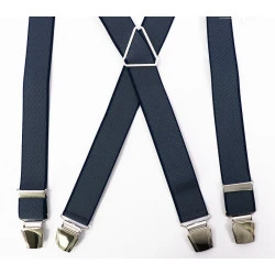 Bretels 4 Sterke Clips | Marine Blauw Print