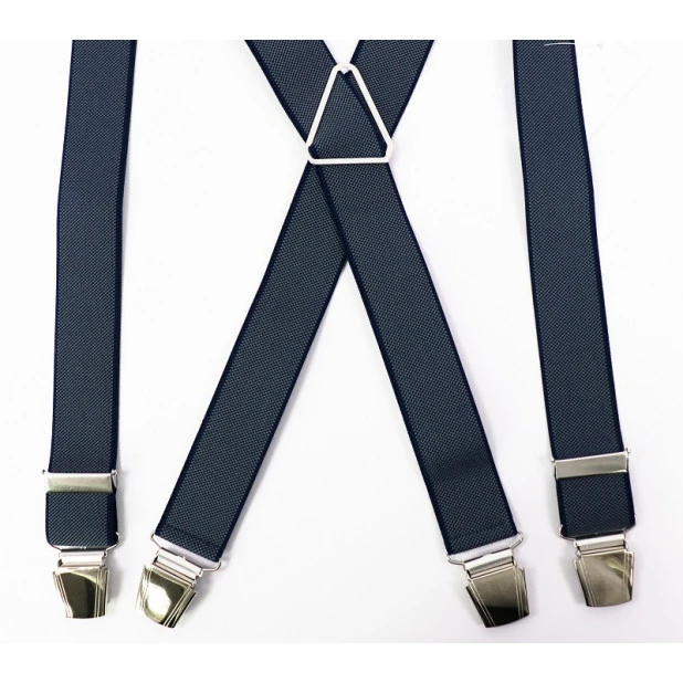 Bretels 4 Sterke Clips | Marine Blauw Print | www.pietkoopmans.nl