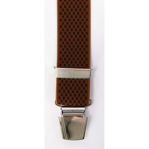 Bretels 4 Sterke Clips | Brique Marine Print | www.pietkoopmans.nl