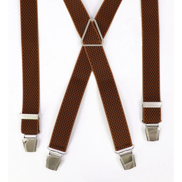 Bretels 4 Sterke Clips | Brique Marine Print | www.pietkoopmans.nl