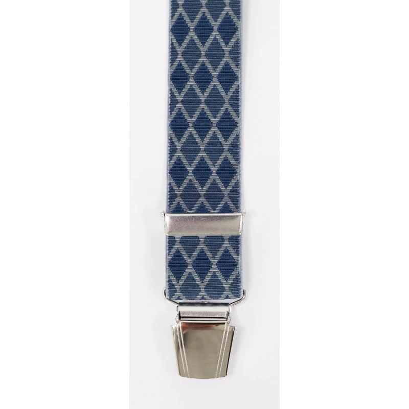 Bretels 4 Sterke Clips | Raf Blauw Geruit | www.pietkoopmans.nl