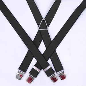 Bretels 4 Sterke Clips | Khaki Camel Print