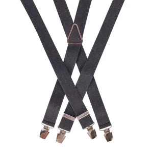 Bretels 4 Sterke Clips | Antraciet Spikkels