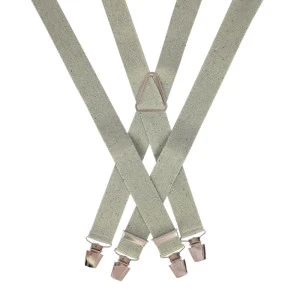 Bretels 4 Sterke Clips | Lichtgroen Spikkels
