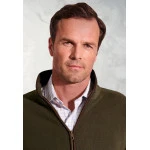 Brook Taverner Fleece Vest | Olijf | www.pietkoopmans.nl