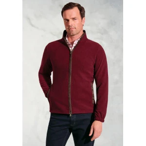 Brook Taverner Fleece Vest | Wijnrood