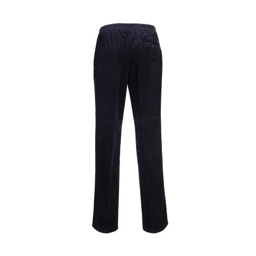 Bruhl Elastische Taille Broek | Corduroy Marine | www.pietkoopmans.nl