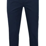 Bruhl Gustav Elastische Taille Broek | Indigo | www.pietkoopmans.nl