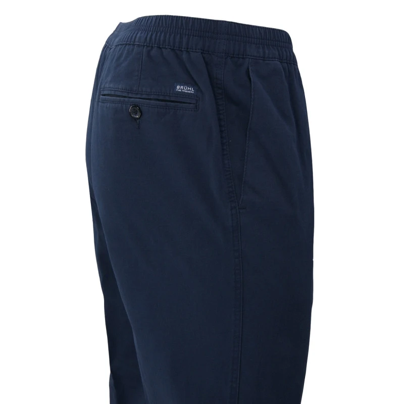 Bruhl Gustav Elastische Taille Broek | Indigo | www.pietkoopmans.nl