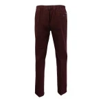 Bruhl Gustav Elastische Taille Broek | Bordeaux | www.pietkoopmans.nl