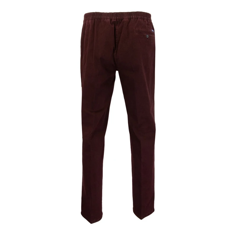 Bruhl Gustav Elastische Taille Broek | Bordeaux | www.pietkoopmans.nl