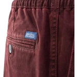 Bruhl Gustav Elastische Taille Broek | Bordeaux | www.pietkoopmans.nl