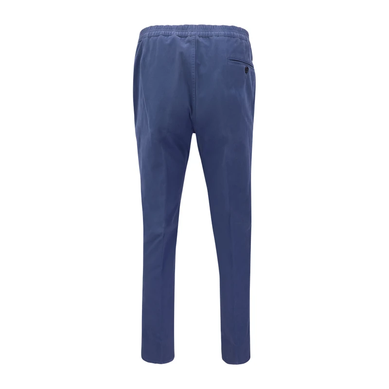 Bruhl Gustav Elastische Taille Broek | Blauw | www.pietkoopmans.nl