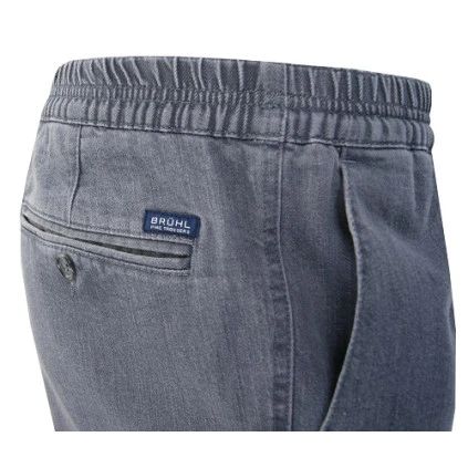 Bruhl Elastische Taille Jeans | Grijs | www.pietkoopmans.nl