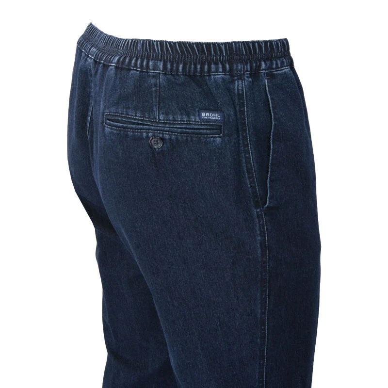 Bruhl Elastische Taille Jeans | Denim Blauw | www.pietkoopmans.nl