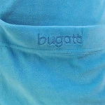 Bugatti Velours Badjas | Aqua | www.pietkoopmans.nl