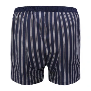 Bugatti American Boxershort | Navy Camel Gestreept