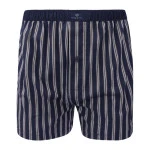 Bugatti American Boxershort | Navy Camel Gestreept | www.pietkoopmans.nl