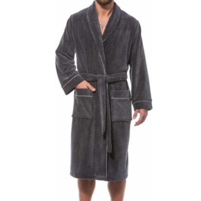 Bugatti Sauna Badjas | Antraciet | www.pietkoopmans.nl