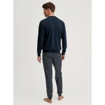 Götzburg Pyjama Tricot | Donkerblauw Gestreept | www.pietkoopmans.nl