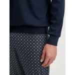Götzburg Pyjama Tricot | Donkerblauw Gestreept | www.pietkoopmans.nl
