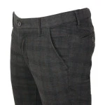 Club of Comfort Chino Broek | Grijs Geruit | www.pietkoopmans.nl