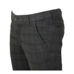Club of Comfort Chino Broek | Grijs Geruit | www.pietkoopmans.nl